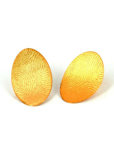 Pendientes Hojas huellas