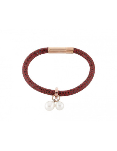 Pulsera "Flair"  Burdeos