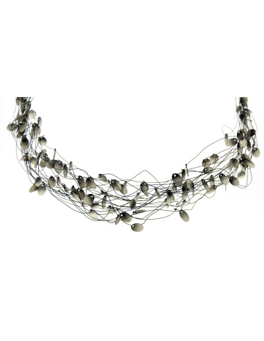 Collar Filaments Plata