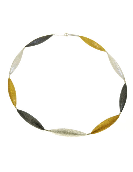 Tricolor Large Cones Necklace