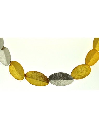 Collar Hojas Bicolor