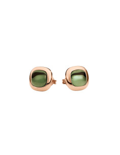 Ear studs with hydroquartz