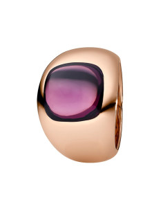 Ring with hydro quartz