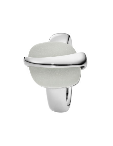 Ring with rock crystal