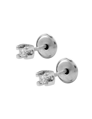 Bebé Dormilonas Oro Blanco con Diamante