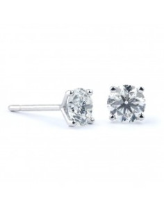 Dormilonas Oro Blanco con Diamante