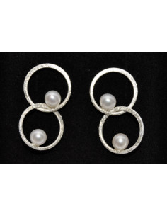 Earrings Pearls Hoops 2