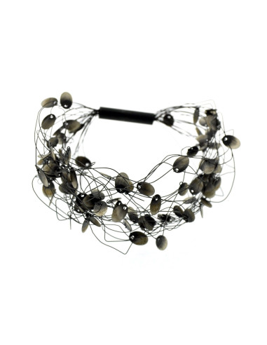 Collar Filamentos Plata