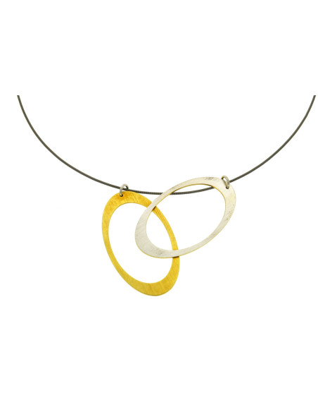 Colgante Geometric Plata