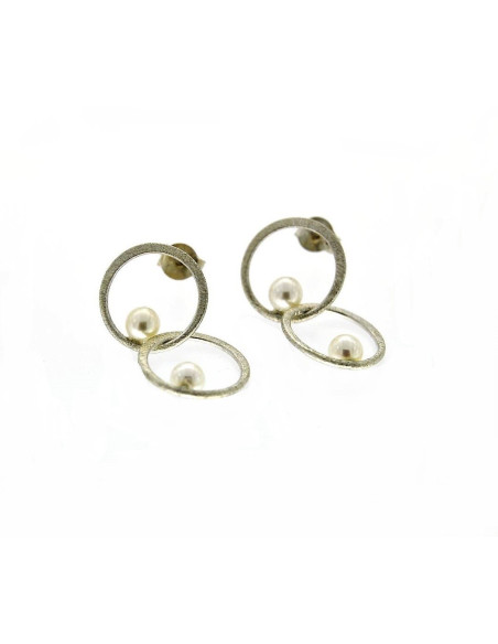Pendientes Aros Perlas