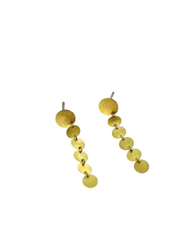 Pendientes Oro Perla