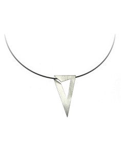 Colgante Triangulo Plata