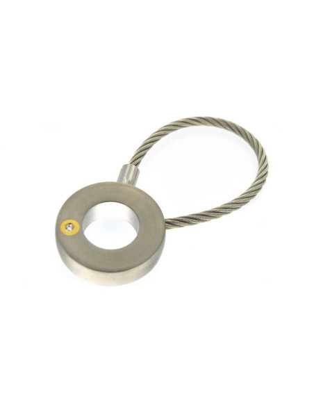 Keychain titanium, Gold, Diamond