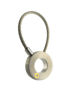 Keychain titanium, Gold, Diamond