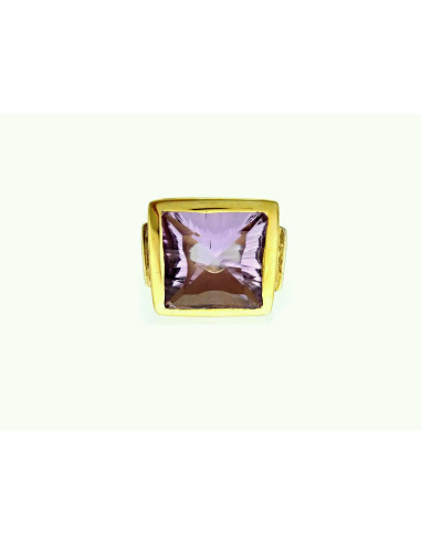 Square Amatist Ring