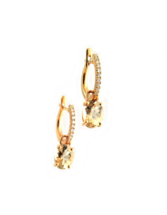 Pendientes Topacio Azul 2