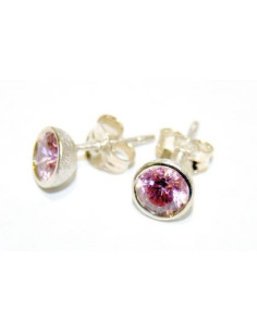 Silver oval Earrings