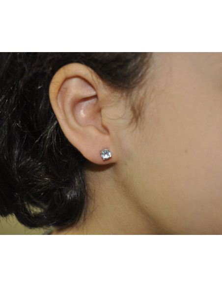 Pendientes Aguamarina