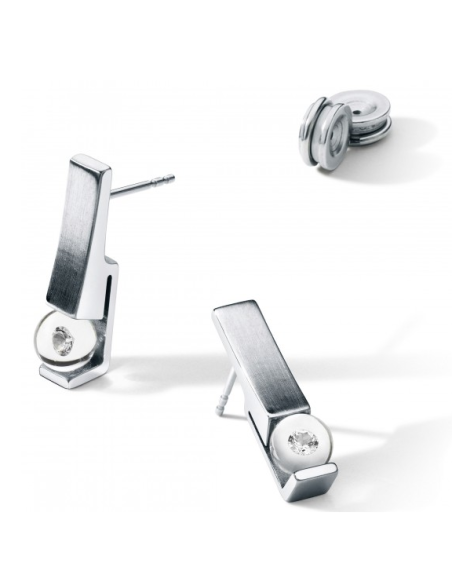 Pendientes Diamante Bola Cristal