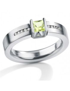 CUBE ring  Peridot