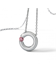 citrin necklace  Round Steel