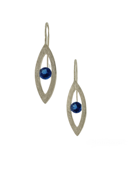 Pendientes oval Plata