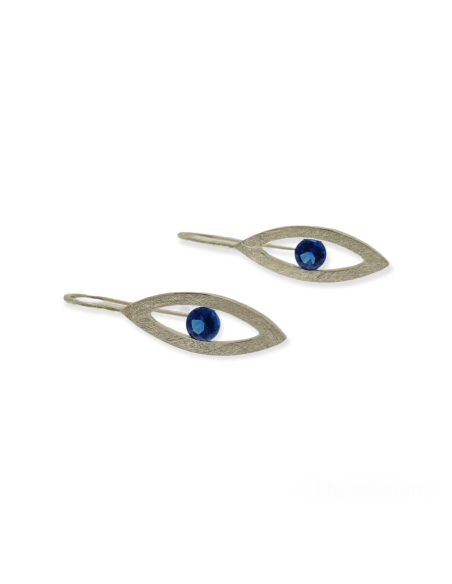 Silver oval Earrings