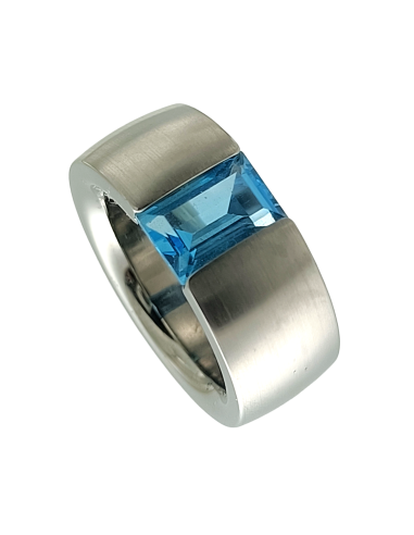 Anillo Topacio Swiss Baguette
