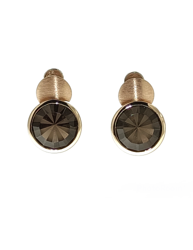 Pendientes Cuarzo fumé