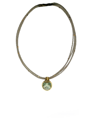 Collar Piedra Luna y Amatista