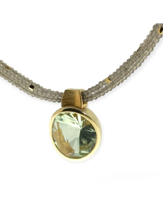 Moonstone and Amatyst Necklace