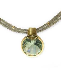 Moonstone and Amatyst Necklace 2