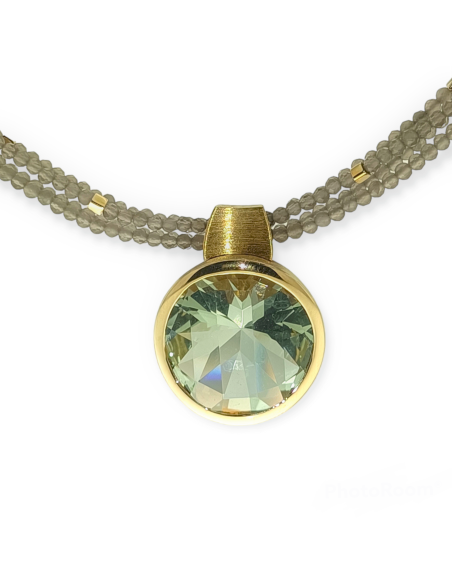 Moonstone and Amatyst Necklace