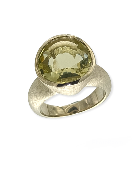 Anillo Cuarzo Limón