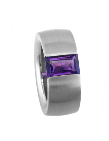 Anillo Rodolita Baguette