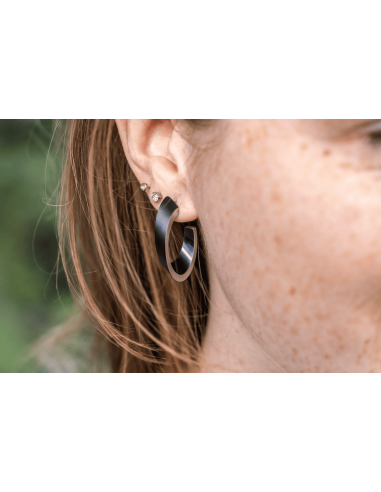 Pendientes Olivia Negro