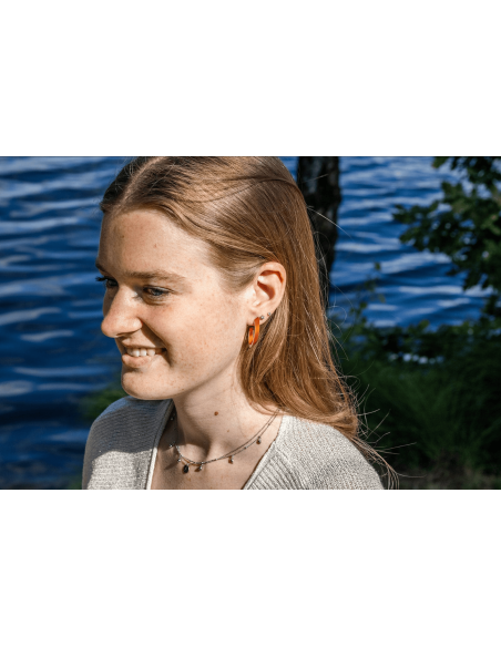 Pendientes Olivia Orange