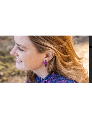 Pendientes Olivia Violeta