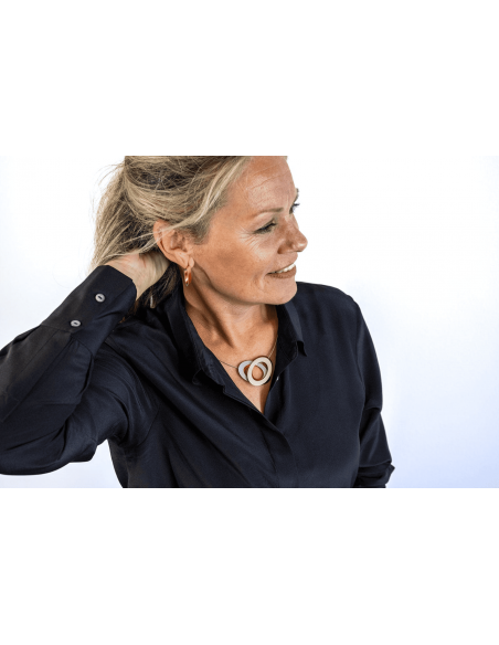 Collar Olivia Naranja