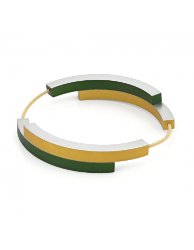 Pulsera Belle Verde y Oro