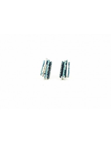 Pendientes Junc Pigments Azul Pequeño
