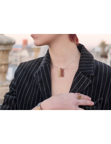 Junc Pigments Ochre Small Pendant