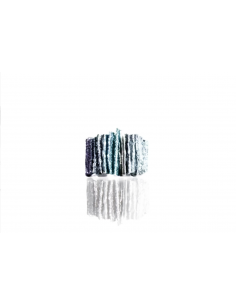 Junc Pigments Formentera Blue Medium Ring.