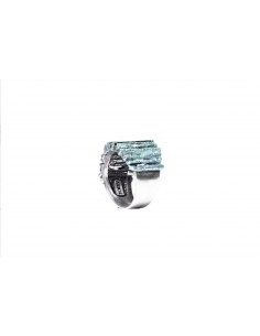 Junc Pigments Formentera Blue Medium Ring. 2
