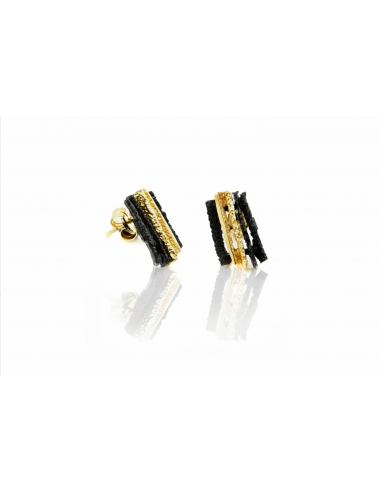 Pendientes Junc GoldenBlack Premium