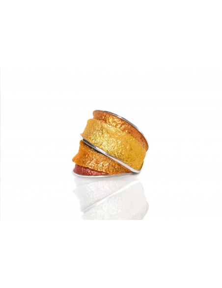 Troia Ochre Large Ring
