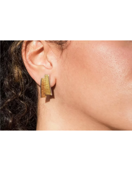 Pendientes Troia Ocre Pequeño