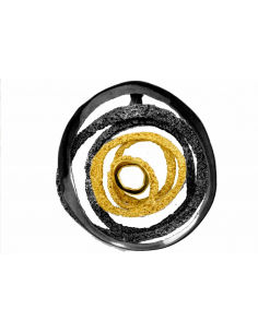 Colgante "Aloha" GoldenBlack Premium