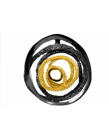 Colgante "Aloha" GoldenBlack Premium