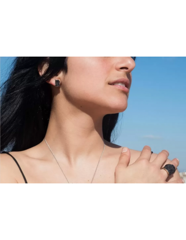 Earrings Intenzza Goldenblack Small